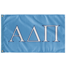 Load image into Gallery viewer, Alpha Delta Pi Sorority Flag - Adelphean Blue, White &amp; Midnight