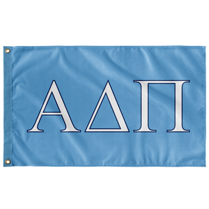 Alpha Delta Pi Sorority Flag - Adelphean Blue, White & Midnight