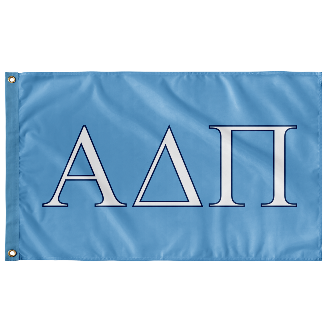 Alpha Delta Pi Sorority Flag - Adelphean Blue, White & Midnight