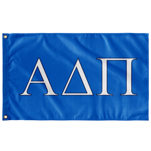 Load image into Gallery viewer, Alpha Delta Pi Sorority Flag - Azure, White &amp; Midnight