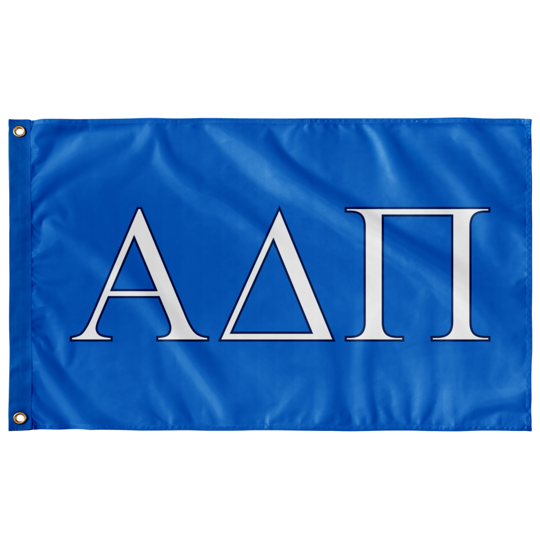 Alpha Delta Pi Sorority Flag - Azure, White & Midnight