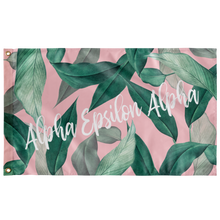 Load image into Gallery viewer, Alpha Epsilon Alpha Tropical Pink Flag