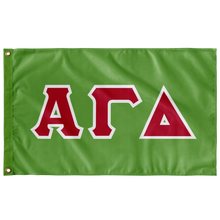 Load image into Gallery viewer, Alpha Gamma Delta Flag - Green, Red, White