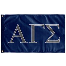 Load image into Gallery viewer, Alpha Gamma Sigma Fraternity Flag - Royal