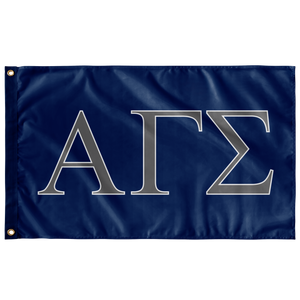 Alpha Gamma Sigma Fraternity Flag - Royal