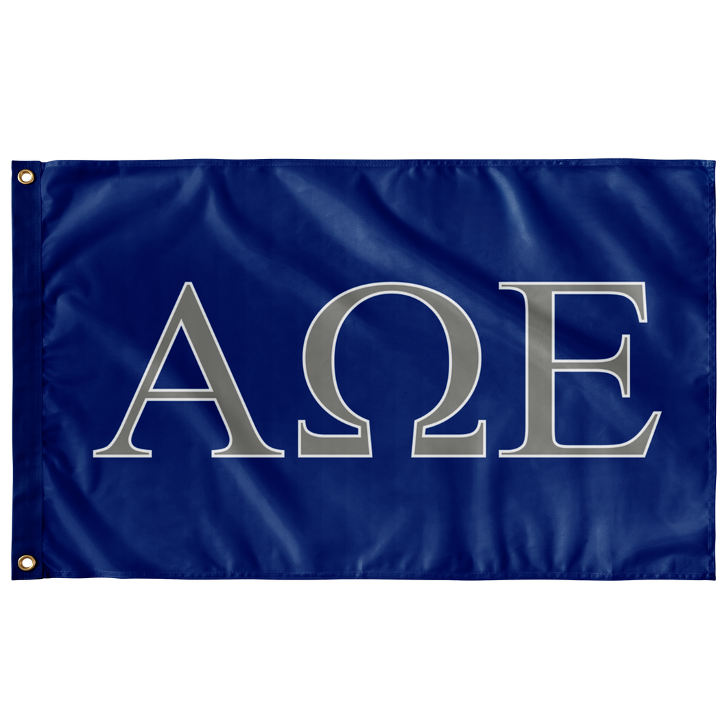 Alpha Omega Epsilon Banner - Wall Flag - Greek Gear - DesignerGreek2