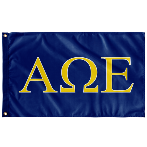 Alpha Omega Epsilon Banner - Sorority Flag - Greek Gifts 