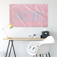 Load image into Gallery viewer, Alpha Omega Epsilon Wall Flag - Greek Banners 