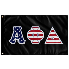 Load image into Gallery viewer, Alpha Phi Delta American Flag - Black