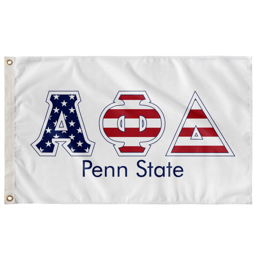 Alpha Phi Delta Penn State Stars And Stripes Greek Flag