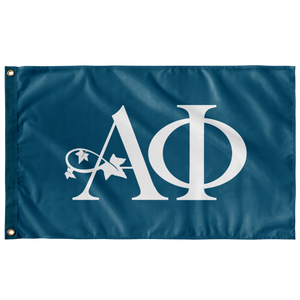 Alpha Phi Sorority Flag - Blue