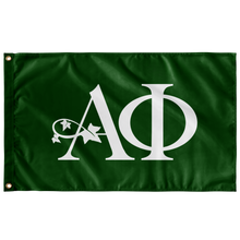 Load image into Gallery viewer, Alpha Phi Flag - Dark Green