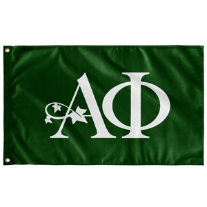 Alpha Phi Flag - Dark Green