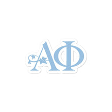 Load image into Gallery viewer, Alpha Phi Light Blue Logo Sticker