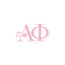 Load image into Gallery viewer, alpha phi logo sticker - pink