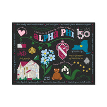 Load image into Gallery viewer, Alpha Phi Symbols Poster - Large