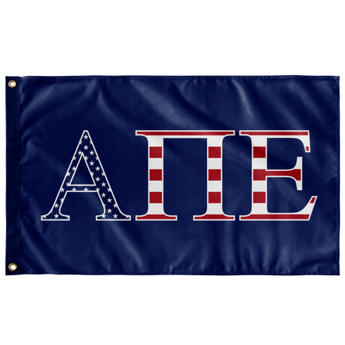Alpha Pi Epsilon USA Flag - Blue