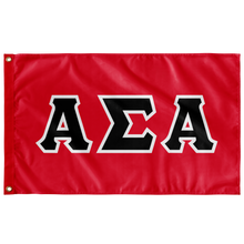 Load image into Gallery viewer, Alpha Sigma Alpha Greek Block Sorority Banner