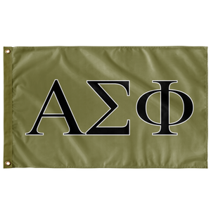 Alpha Sigma Phi Flag - Gold