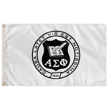 Load image into Gallery viewer, Alpha Sigma Phi Fraternity Seal Flag
