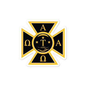 Alpha Tau Omega Badge Sticker