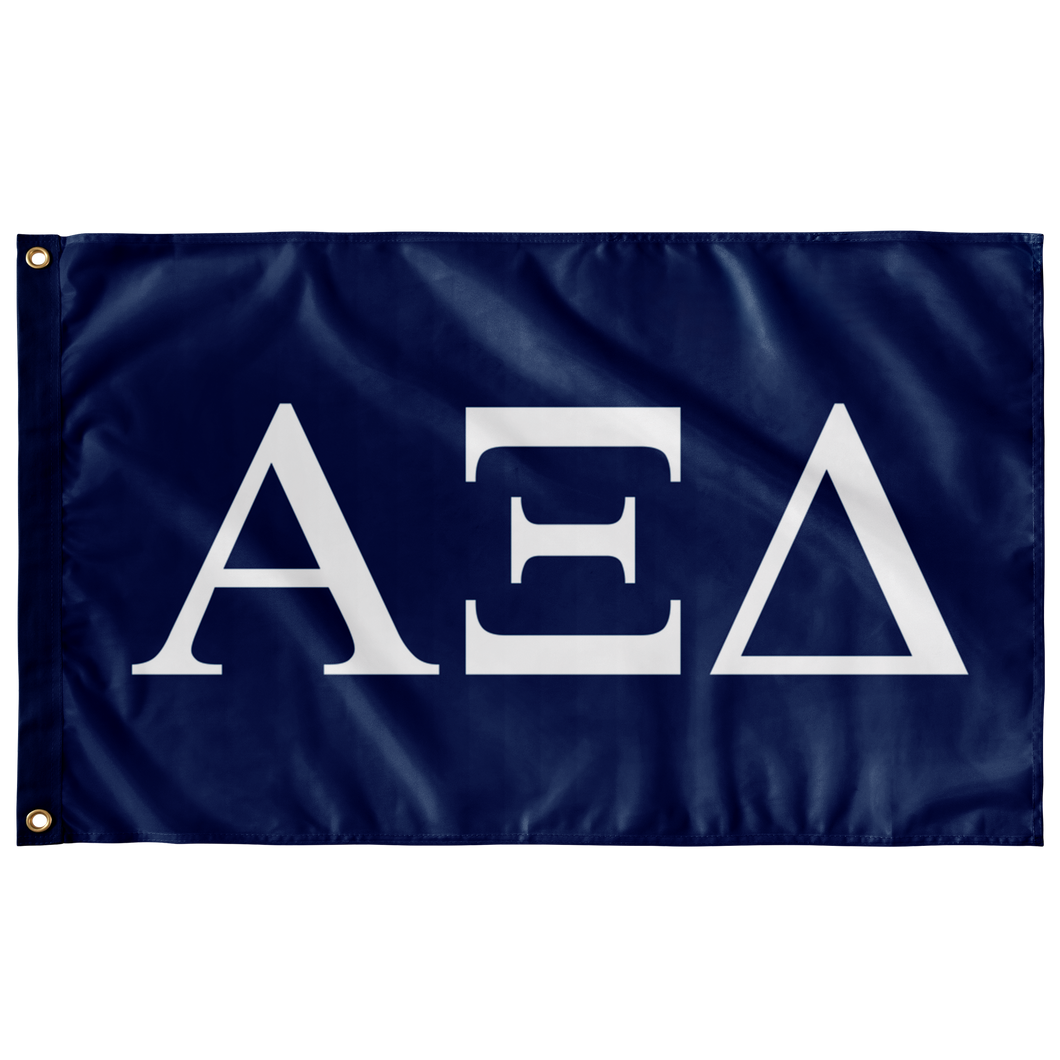 Alpha Xi Delta Sorority Flag - Inspiration Blue & White