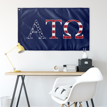 Load image into Gallery viewer, Alpha Tau Omega USA Flag - Blue