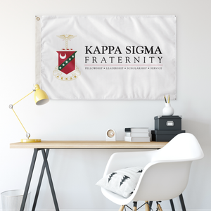 Kappa Sigma Horizontal Logo Fraternity Flag