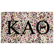 Load image into Gallery viewer, Kappa Alpha Theta Pink Leopard Sorority Flag