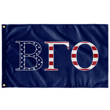 Load image into Gallery viewer, Beta Gamma Omicron USA Flag - Blue