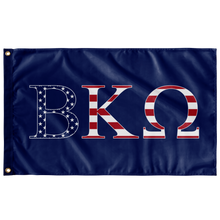 Load image into Gallery viewer, Beta Kappa Omega USA Flag - Blue