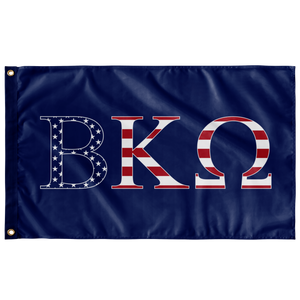 Beta Kappa Omega USA Flag - Blue