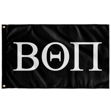 Load image into Gallery viewer, Beta Theta Pi Fraternity Flag - Black &amp; White