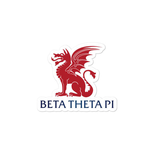 Beta Theta Pi Dragon Sticker - Greek Stickers