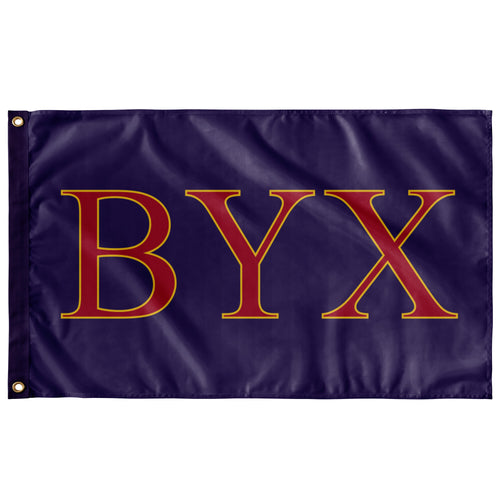 BYX Flag - Purple, Red & Gold
