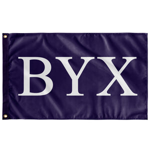 BYX Flag - Purple & White