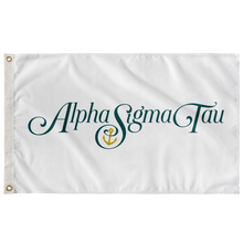 Load image into Gallery viewer, Alpha Sigma Tau Logo Sorority Flag