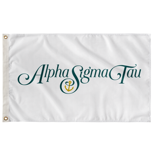 Alpha Sigma Tau Logo Sorority Flag