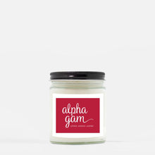 Load image into Gallery viewer, Alpha Gam Hand Poured Scented Candle