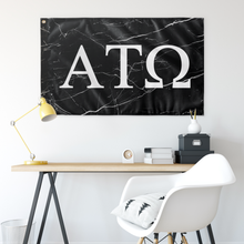 Load image into Gallery viewer, Alpha Tau Omega Black Marble Flag