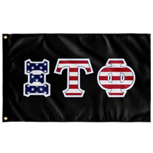 Load image into Gallery viewer, Xi Tau Phi American Flag - Black