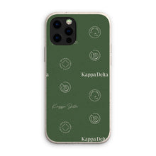 Load image into Gallery viewer, Kappa Delta Step Pattern Eco Phone Case - Dark Olive