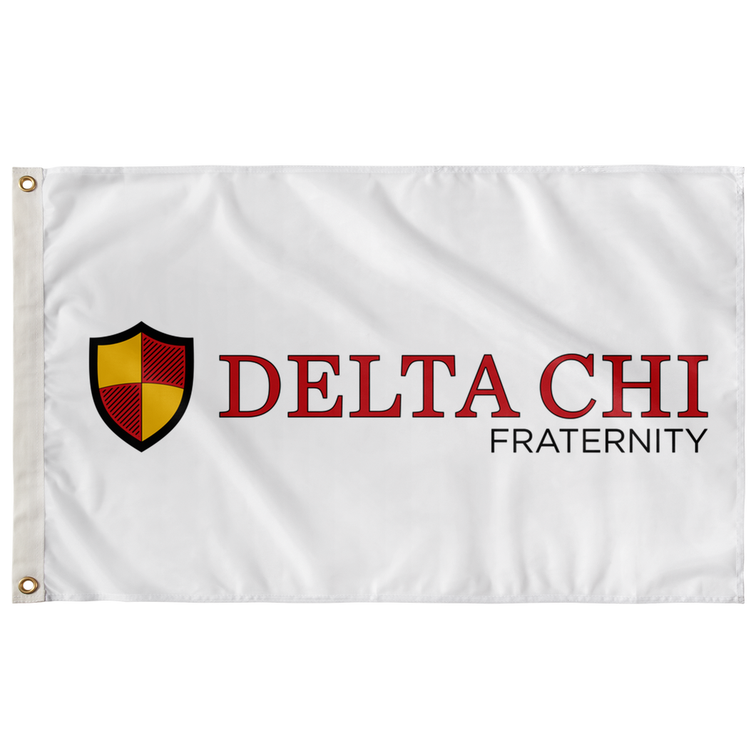 Delta Chi Horizontal Logo Fraternity Flag