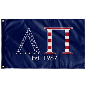 Delta Pi Est. 1967 USA Fraternity Flag