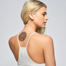 Load image into Gallery viewer, Sigma Alpha Greek Letters with Bull Temporary Tattoo