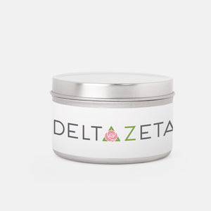 Delta Zeta Scented Candle Tin