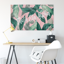 Load image into Gallery viewer, Theta Eta Alpha Tropical Pink Flag