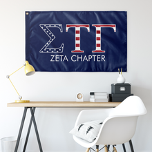 Load image into Gallery viewer, Sigma Tau Gamma Zeta Chapter USA Flag - Blue