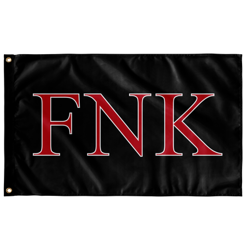 FNK Flag - Black, Red & White