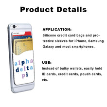 Load image into Gallery viewer, Alpha Delta Pi Bubble Mobile Phone Card Case
